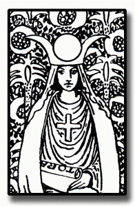 tarot card high priestess